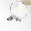 DOG HAIR COMPLETES THE OUTFIT Adjustable Bangle Bracelet