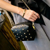 Golden Rivets Rectangle Sling Bag