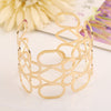 Abstract Circles Cuff Bracelet