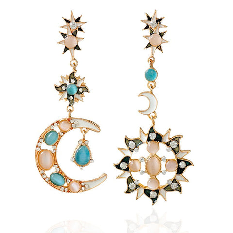 Star & Moon Earrings