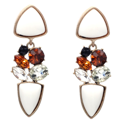 Triangle Drop Crystal Dangles