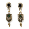 Geometric Window Drop Earrings