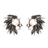 Abstract Spikes Stud Earrings
