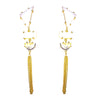 Summer Shimmer Tassel Danglers
