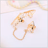 Arrows Shaped Chain Link Ring