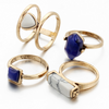 Stone Embellished Rings Set
