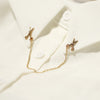 Scissors Chain-Link Brooch