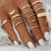 Bird & Infinity Rings Set