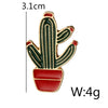 Cactus Design Pin Brooch