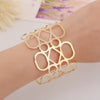 Abstract Circles Cuff Bracelet