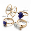 Stone Embellished Rings Set