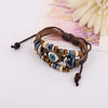 Evil Eye Leather Bracelet