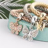 Butterfly Charms 3Pc Bracelet