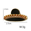 Sombrero Mexican Hat Design Pin Brooch