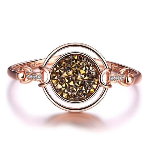 Crystal Ball Bangle Bracelet