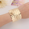 Delicate Feather Cuff Bracelet