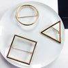 Geometric Shapes Brooch (Set of 3)
