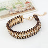 Rope Woven Crystal Bracelet