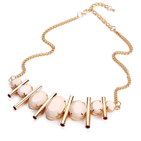 Oval Cylinders Necklace