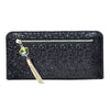 Sequined and Metal Tassel Clutch Bag