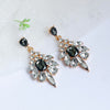 Teardrop Crystal Drop Earrings