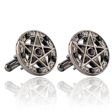 Pentagram Pentacle Five-pointed star Cufflinks