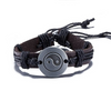 Yin and Yang Leather Bracelet