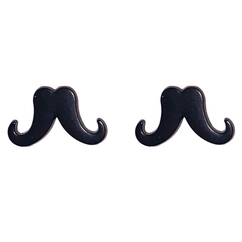 Moustache Collar Pin (Pair)