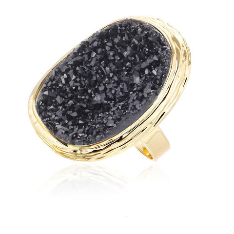 Druzy Shimmer Ring
