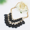 Overlapping Drops Necklace