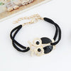 Owl Charm Leather Bracelet