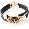 Hollow Moustache Leather Bracelet