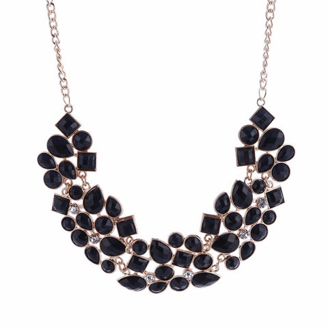 Squares & Petals Necklace