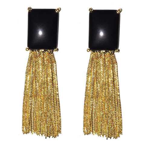 Square Fringes Danglers