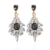 Teardrop Crystal Drop Earrings