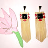 Flirty Tassels Danglers