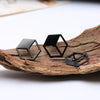 3D Cube Collar Pin (Pair)