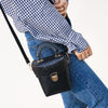 Vertical Lock Rigid Rectangular Sling Bag