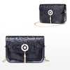 Metal Tassel Shimmer Sling Bag