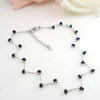 Beads Silver Chain Anklet