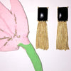 Square Fringes Danglers