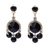 Three Circle Drop Earrings