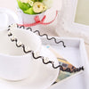 Zigzag Pear Crystal Hairband