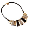 Glittering Rectangles Necklace