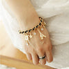 Eiffel Tower and Crystal Charms Bracelet