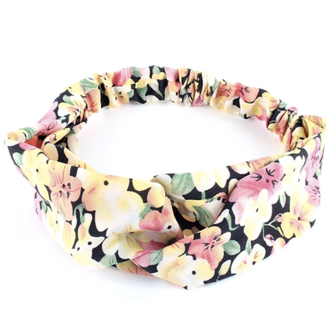 Floral Magic Twist-Knot Head Wrap Headband