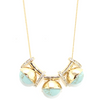 Connected Marble Balls Pendant Necklace