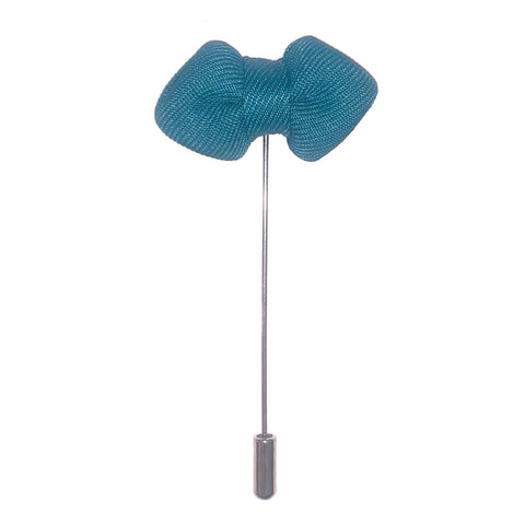 Blue Bowtie Shape Lapel Pin