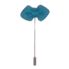 Blue Bowtie Shape Lapel Pin