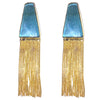Deep Triangle Tassel Danglers